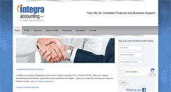Desktop Screenshot of integra-accounting.net