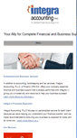 Mobile Screenshot of integra-accounting.net