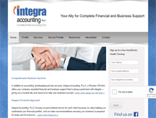 Tablet Screenshot of integra-accounting.net